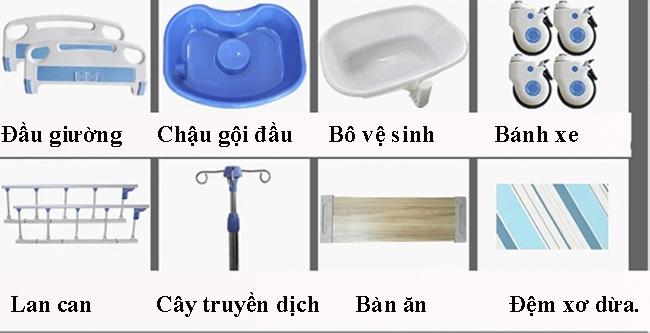 Các phụ kiện của giường T41