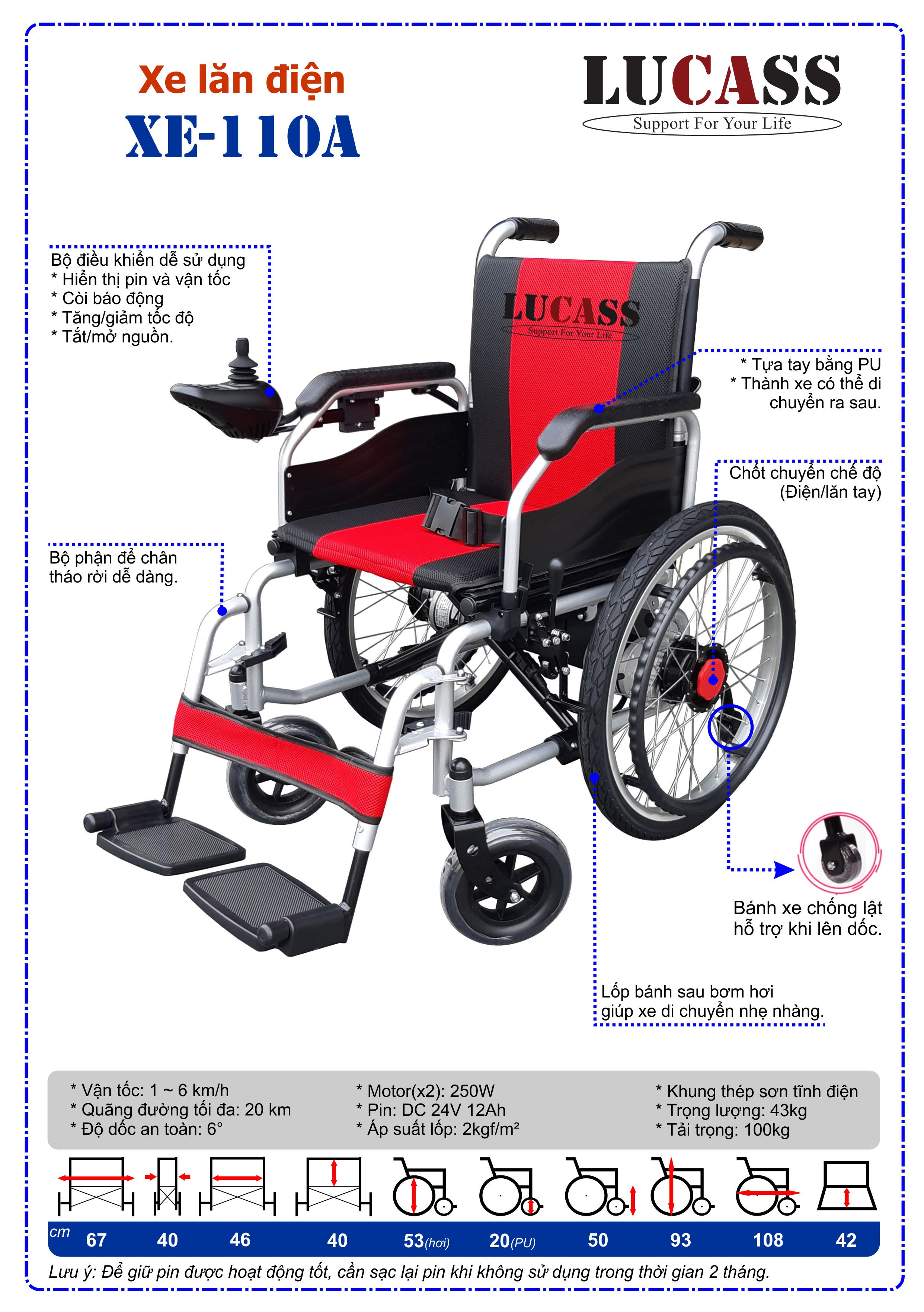 xe lan lucass x110a new