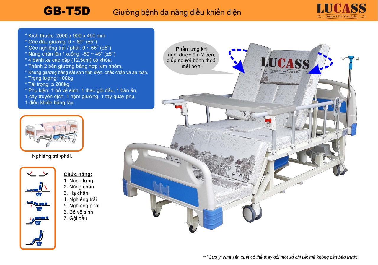 Giường lucass GB-T5D
