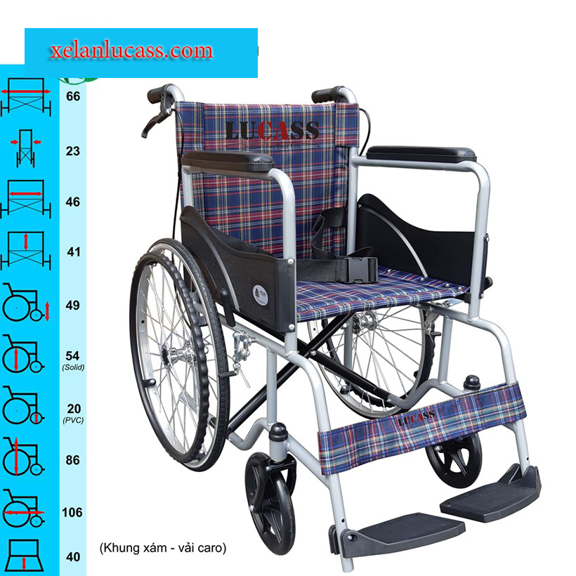 Xe lăn lucass X75